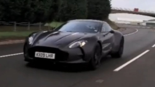 Aston Martin One-77 Testing To 80s Beat Track